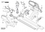 Bosch 3 600 HC0 572 --- Hedge Trimmer Spare Parts